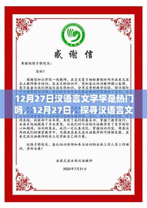 探寻汉语言文字学的魅力与趋势，热门背后的故事解析