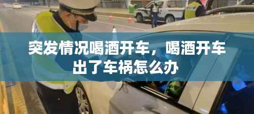突发情况喝酒开车,喝酒开车出了车祸怎么办