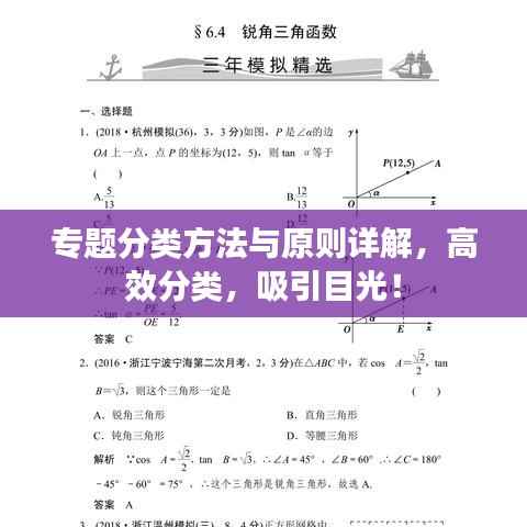 专题分类方法与原则详解，高效分类，吸引目光！