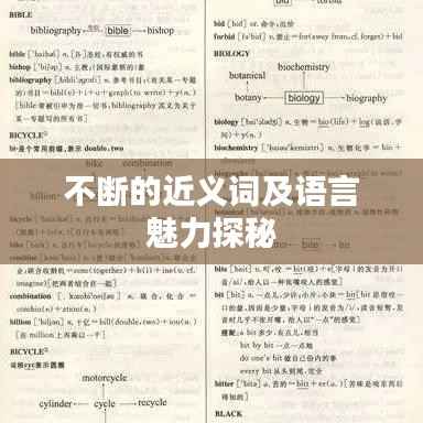 不断的近义词及语言魅力探秘