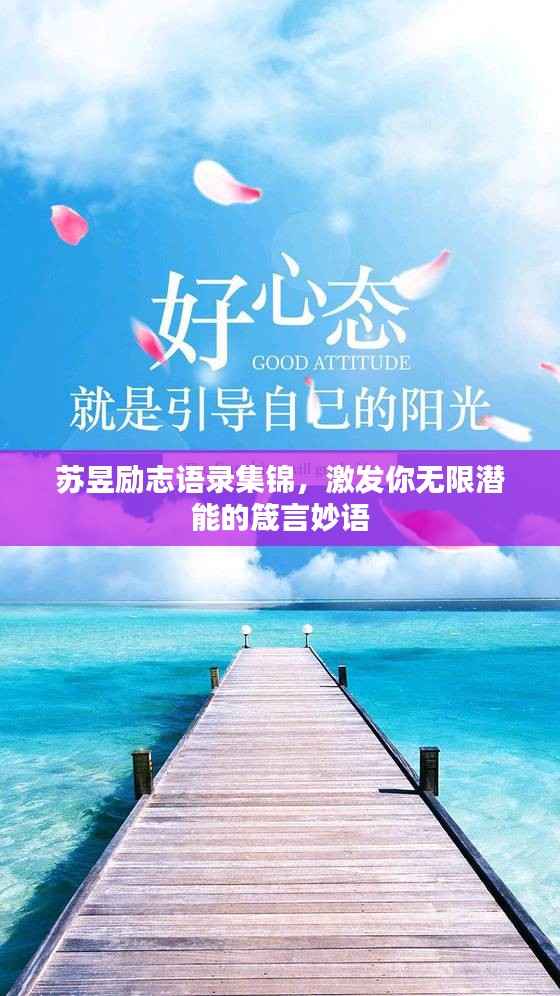 苏昱励志语录集锦,激发你无限潜能的箴言妙语