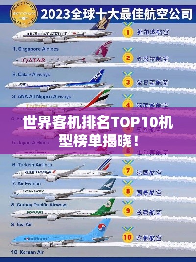 世界客机排名TOP10机型榜单揭晓！